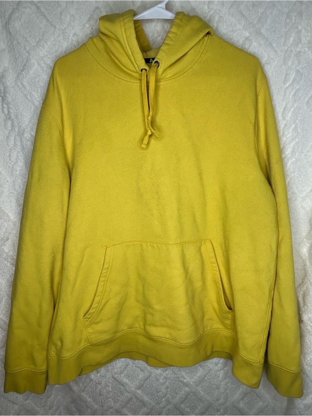 tek gear Yellow Hooded Pullover Sweatshirt